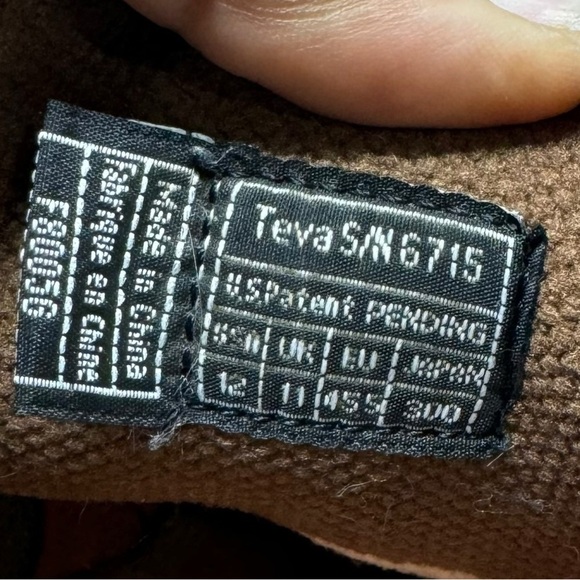 Teva Men’s Leather Lace Up Loafers Shoes Brown Size 12 - Picture 10 of 10